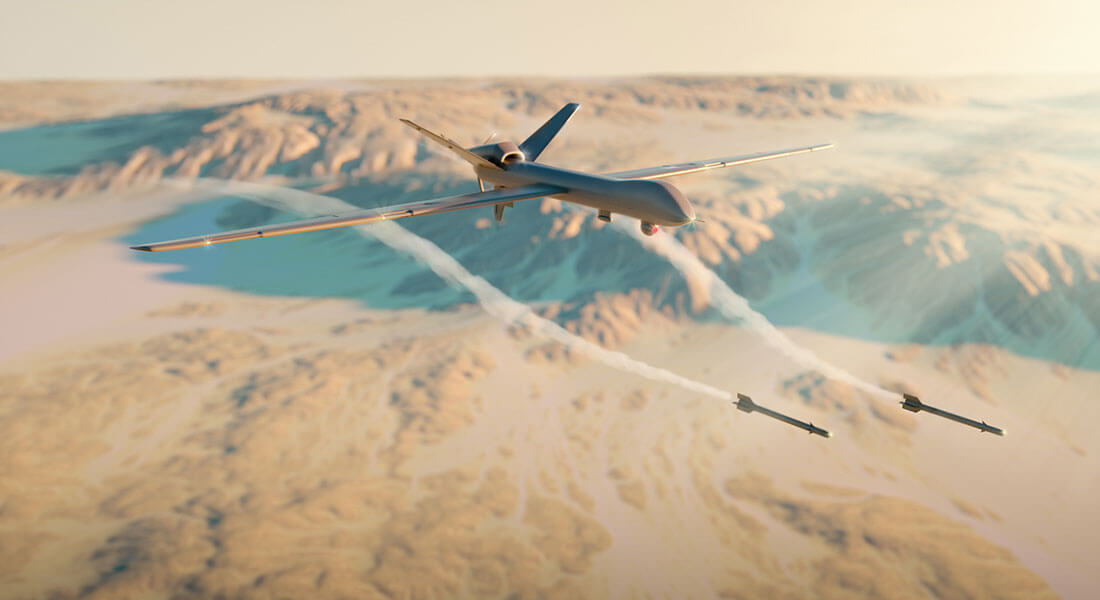 Militærdrone. Foto: iStock