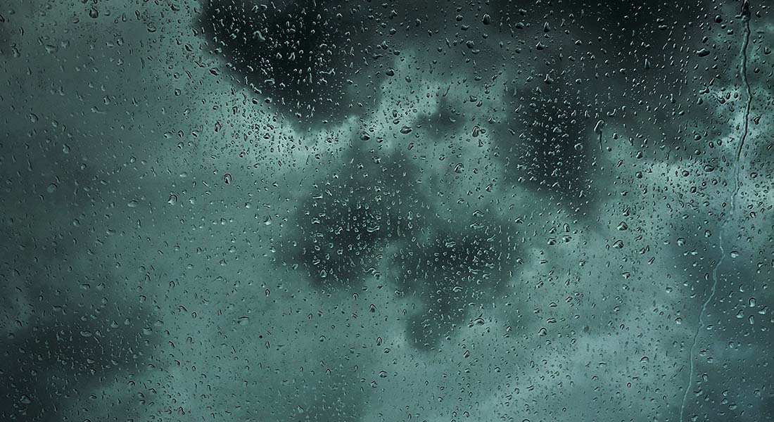 Valentin Muller Unsplash photo showing rain