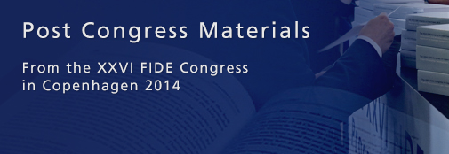 Post congress materials from the XXVI FIDE Congress